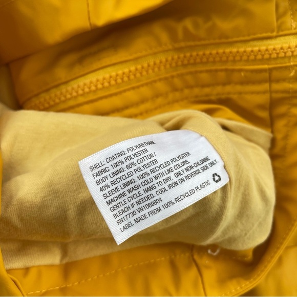 Target Cat & Jack Yellow Raincoat Toddler Size 18 Months - Picture 6 of 6